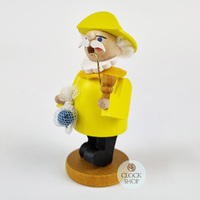 10cm Yellow Fisherman German Incense Burner By Richard Glässer image