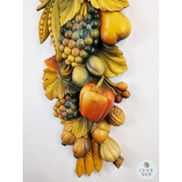 Hand Carved Hanging Fruit Medley By Thomas Eyring (Large) image