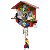 Swiss House Battery Chalet Kuckulino With Swinging Doll 14cm By TRENKLE image