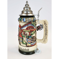Oktoberfest Panorama Rustic Beer Stein 0.75L By KING image