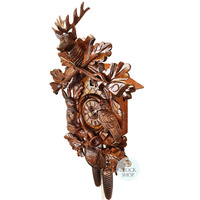 Before The Hunt 8 Day Mechanical Carved Cuckoo Clock 59cm By SCHWER image