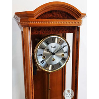 66cm Cherry 8 Day Mechanical Chiming Wall Clock By AMS image