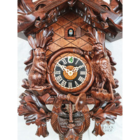 Before The Hunt 8 Day Mechanical Carved Cuckoo Clock 68cm By HÖNES image
