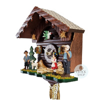 Heidi House Battery Chalet Kuckulino With Swinging Doll 15cm By TRENKLE image