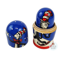 The Cat In The Hat Russian Dolls- Blue 11cm (Set Of 5) image