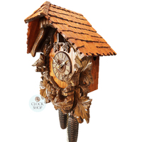 Moving Birds 8 Day Mechanical Chalet Cuckoo Clock 37cm By ROMBA image