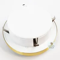 7.2cm Gold Clock Insert With White Dial & Arabic Numerals image