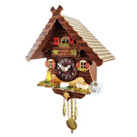 Forest Cabin Battery Chalet Kuckulino With Owl 16cm By TRENKLE image