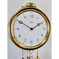 68cm Polished Brass 8 Day Mechanical Wall Clock By HERMLE image