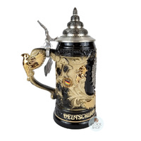 Deutschland Beer Stein With Pewter Eagle & Gold Eagle Handle 0.4L By KING image