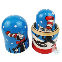 The Cat In The Hat Russian Dolls- Dark Blue 17cm (Set Of 5) image