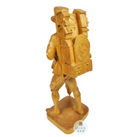 Hand Carved Clock Peddler image