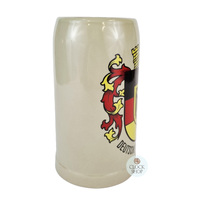 German Coat Of Arms Stoneware Beer Mug 1L By Böckling image