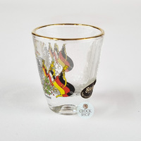 Shot Glass With German Coat Of Arms & Flags image