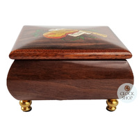Wooden Music Box With Inlay Instruments (Mozart- A Little Night Music) image