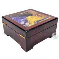 Wooden Musical Jewellery Box - Café Terrace at Night By Van Gogh (Debussy- Clair De Lune) image