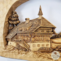 Black Forest Chalet Wall Carving By Thomas Eyring image