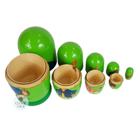 Peter Rabbit Russian Dolls- Green 11cm (Set Of 5) image