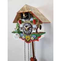 Alphorn 1 Day Mechanical Chalet Cuckoo Clock 19cm By ENGSTLER image
