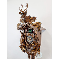 Before The Hunt 1 Day Mechanical Carved Cuckoo Clock 42cm By ENGSTLER image