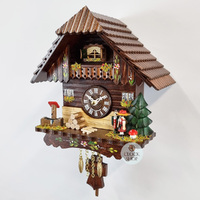 Forest Cabin Battery Chalet Kuckulino With Couple 19cm By TRENKLE image