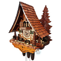 Bears 8 Day Mechanical Chalet Cuckoo Clock 45cm By ENGSTLER image
