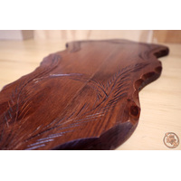 Hand Carved Backboard - Walnut - 38cm image
