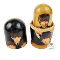 The Beatles Russian Dolls- Black & Gold 11cm (Set Of 5) image