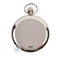 49mm Stainless Steel Unisex Mechanical Pocket Watch With Open Dial By CLASSIQUE (Roman) image