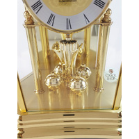 27cm Gold Anniversary Carriage Clock With Westminster Chime By HALLER image