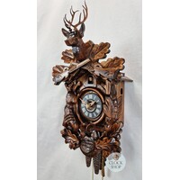 After The Hunt 1 Day Mechanical Carved Cuckoo Clock 40cm By ENGSTLER image