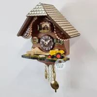 Forest Cabin Battery Chalet Kuckulino With Tractor 16cm By TRENKLE image