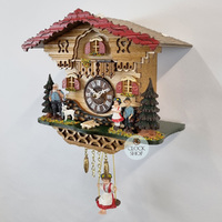 Heidi House Battery Chalet Kuckulino With Swinging Doll 18cm By TRENKLE image