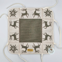 Green Reindeer Bread Basket By Schatz image
