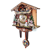 Heidi House Chalet Mini Wall Clock 21cm image