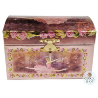 Purple Ballerina Musical Jewellery Chest With Dancing Ballerinas (Tchaikovsky- Swan Lake) image