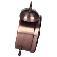 12.5cm Pembridge Brass Double Bell Analogue Alarm Clock By ACCTIM image