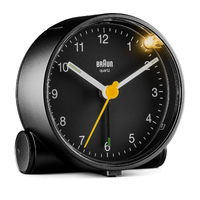 7cm Black Analogue Alarm Clock By BRAUN image