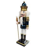 36cm Blue King Nutcracker image
