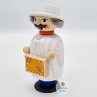 14cm Beekeeper German Incense Burner By Seiffener image