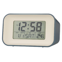 6cm Alta Blue Reflective LCD Digital Alarm Clock By ACCTIM image