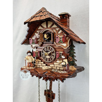 Erzgebirge Figurines Battery Chalet Cuckoo Clock 24cm By TRENKLE image