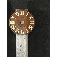 Dial For Cuckoo Clock Wooden Brown Face 50mm image