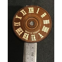 Dial For Cuckoo Clock Wooden Brown Dial 80mm image