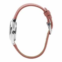 25mm Disney Petite Mickey & Minnie In Love Womens Watch With Pink Leather Band image