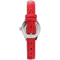 DISNEY Petite Mickey Mouse Watch With Red Leather Band  image