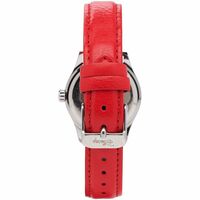 34mm Disney Original Mickey Mouse Unisex Watch With Red Leather Band & White Dial image