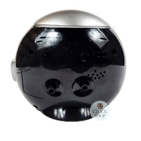 12cm Black Mickey Mouse Musical Analogue Alarm Clock By DISNEY image