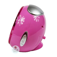 12cm Pink Mickey Mouse Musical Analogue Alarm Clock By DISNEY image