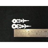 White Cuckoo Clock Plastic Hands 55mm / 50mm image